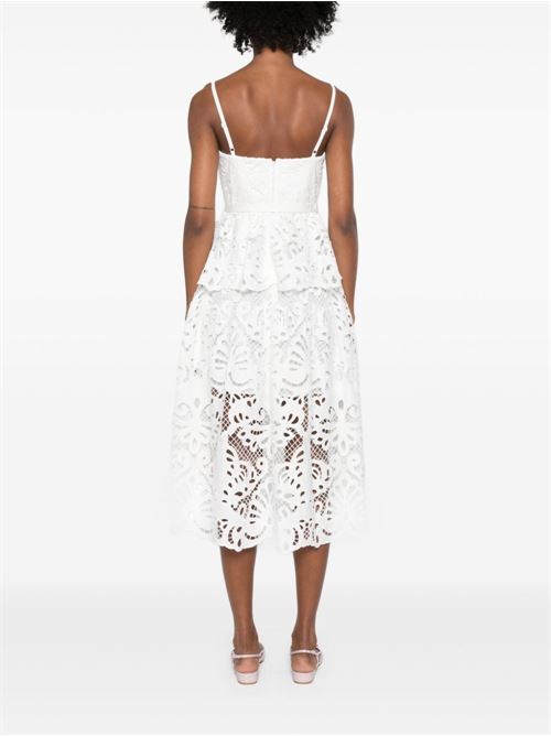 Flared dress SELF PORTRAIT | PF24091MWHITE